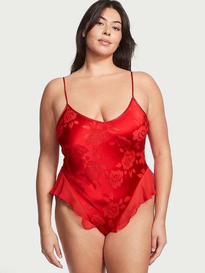 Lipstick Red Archive Burnout Onepiece (K30759) | £37