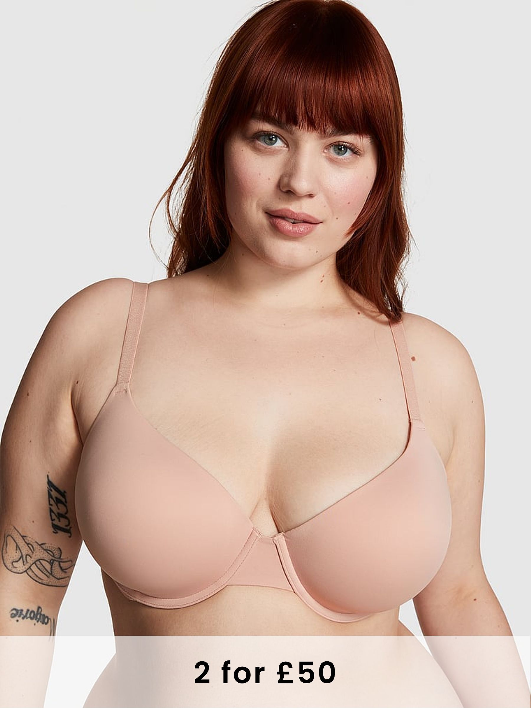 Nude Macaron T Shirt Bra (K30899) | £29