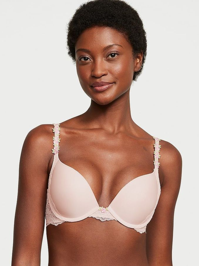 Rosebud Pink Strap Push Up Bra (K30927) | £22