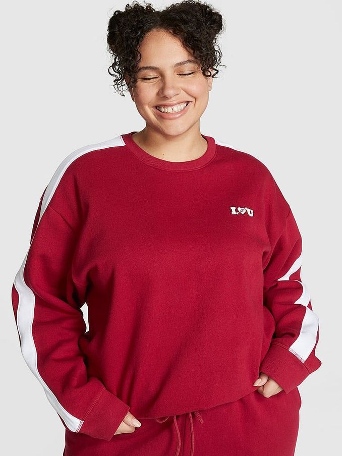 Red Laquer Fleece Sweatshirt (K30929) | £15