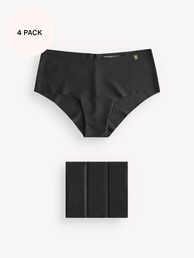 Black Cheeky 4 Pack Knickers (K31551) | £20
