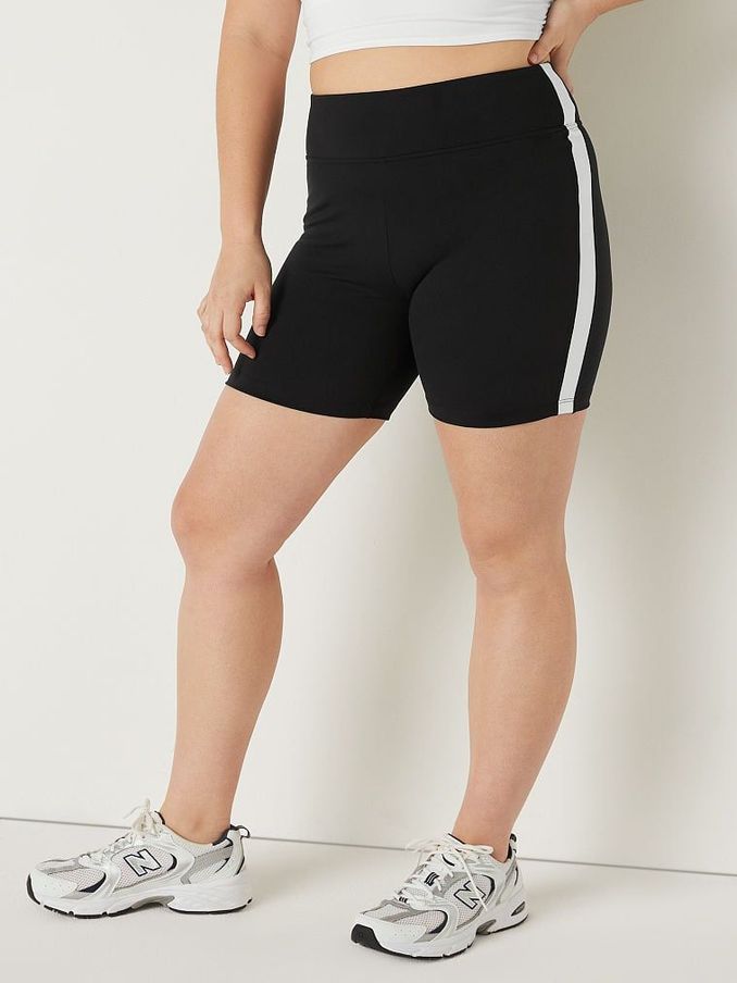 Pure Black 6" Soft Ultimate High Waist Biker Shorts (K31637) | £11