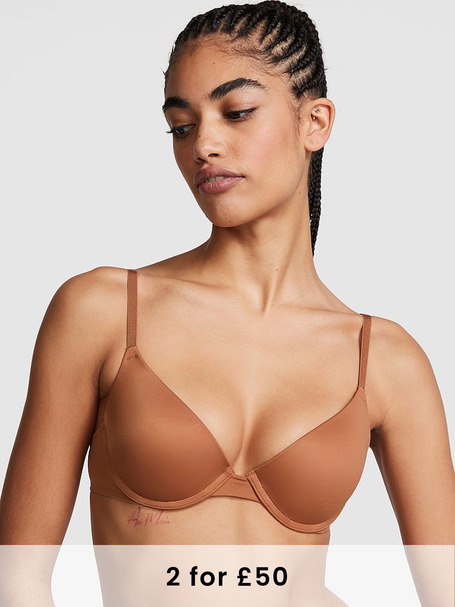 Nude Caramel Push Up Bra (K31784) | £29