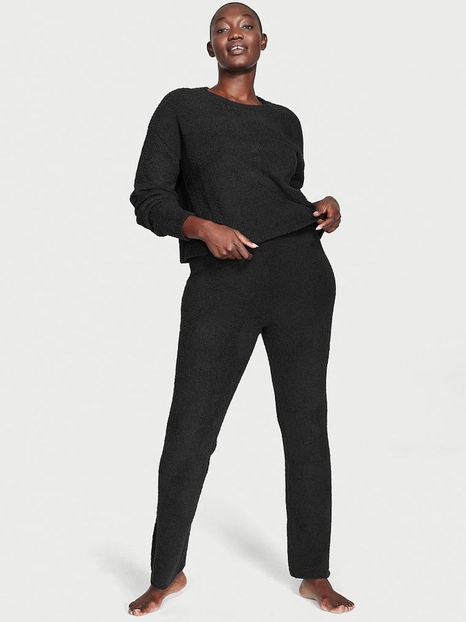 Pure Black Knit Lounge Set (K34755) | £42