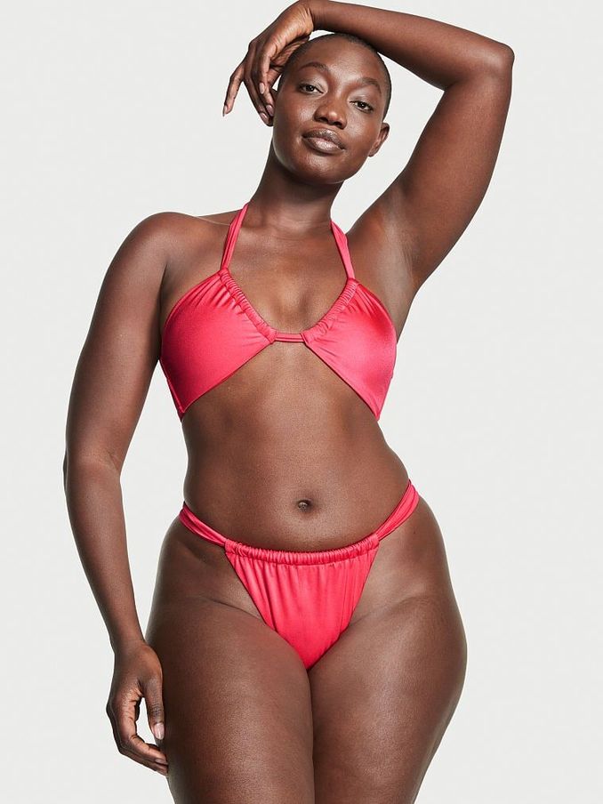 Pink Wild Strawberry Halter Bikini Top (K34861) | £12