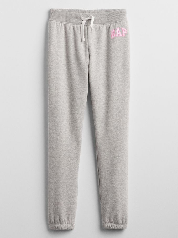 Grey Logo Fleece-Lined Joggers (4-13yrs) (K40758) | £18
