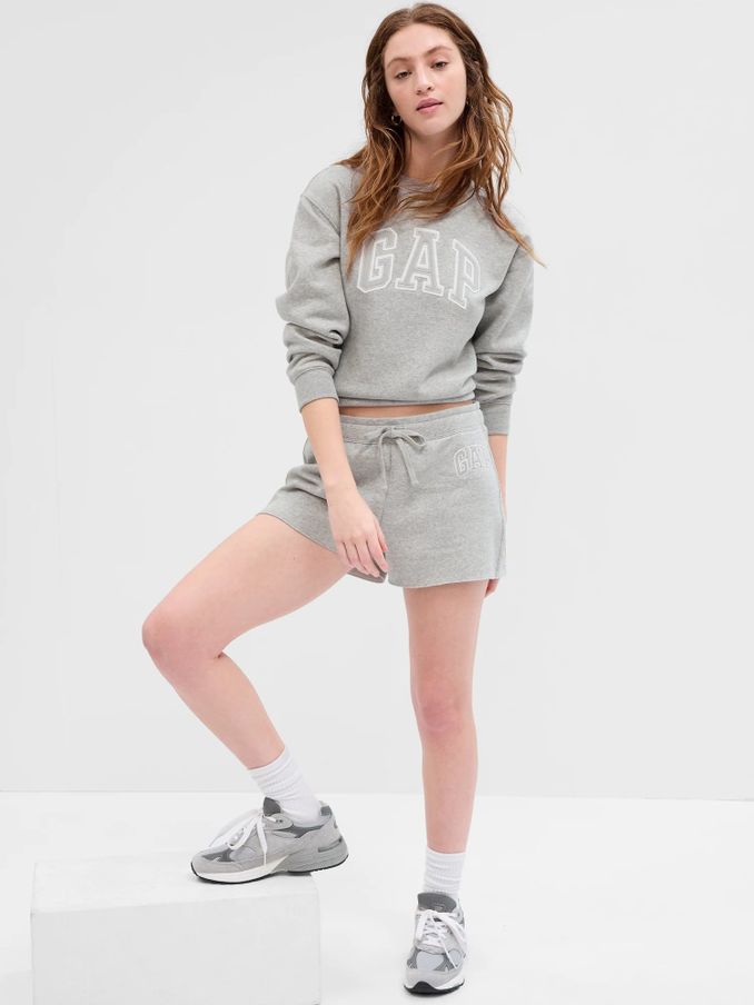 Grey Logo Jogger Shorts (K41265) | £12