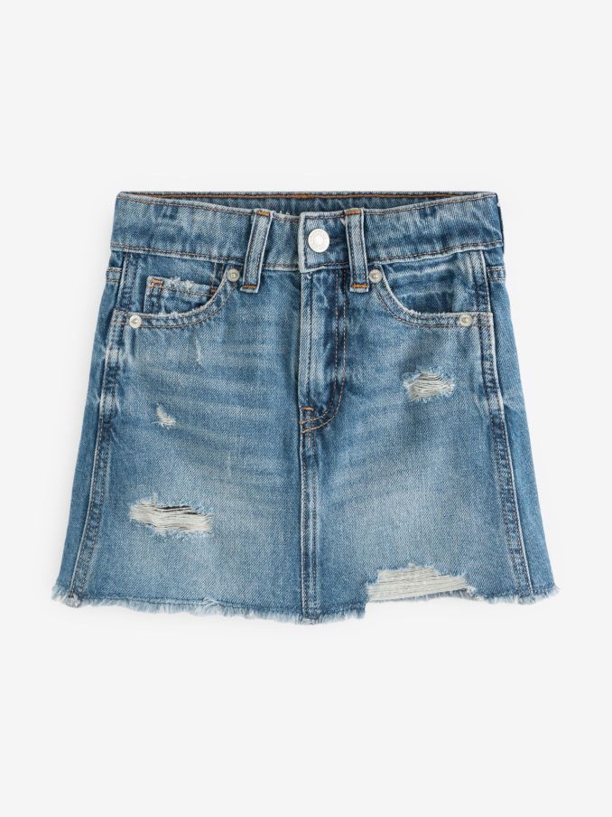 Blue Denim Skirt (5-15yrs) (K42095) | £17
