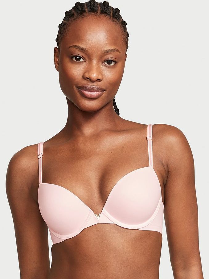 Purest Pink Smooth Push Up Bra (K43671) | £18