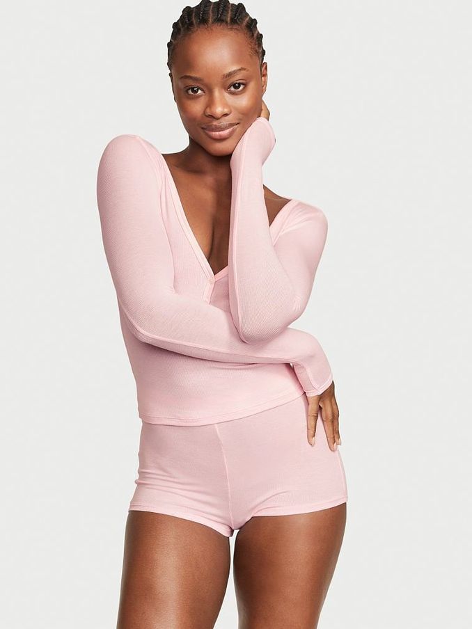 Pink Modal Short Pyjamas (K43673) | £19