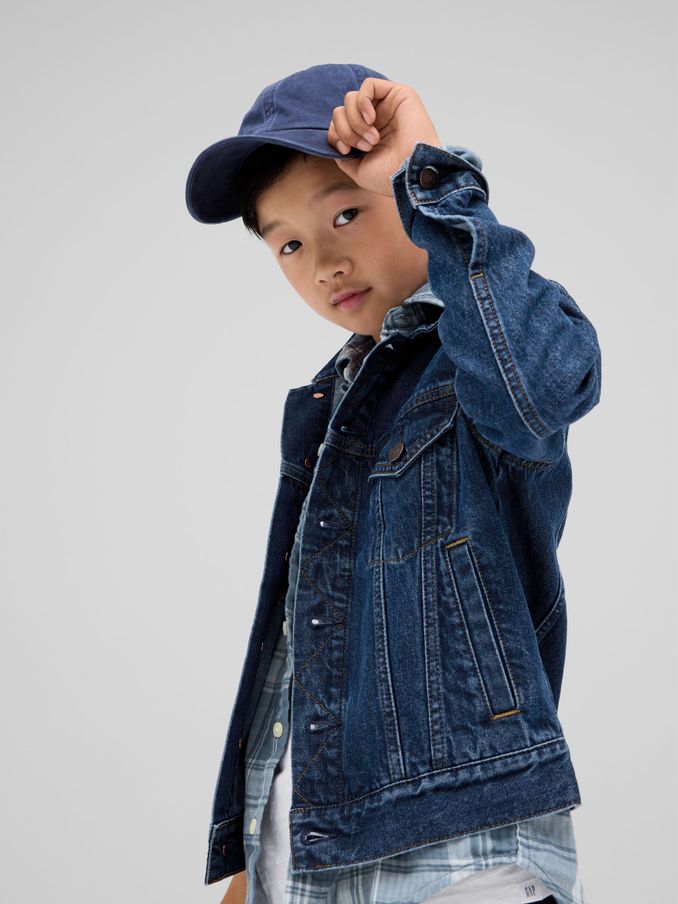 Blue Icon Denim Jacket (4-12yrs) (K44391) | £24