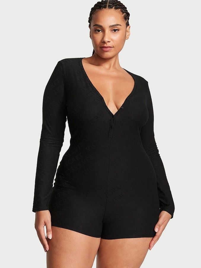 Black Onepiece Pyjama (K44753) | £19