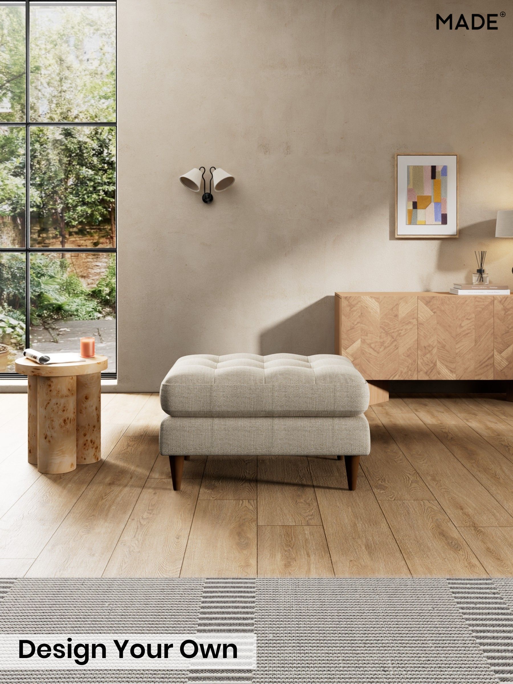 Basket Weave/Mid Natural - Scott By Made