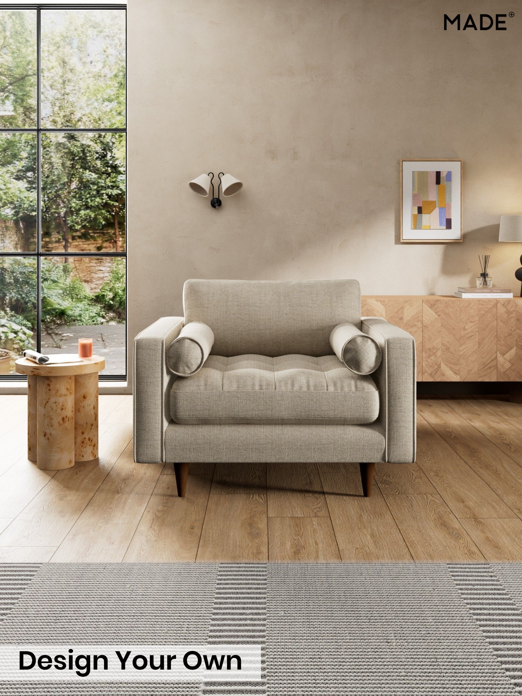 Basket Weave/Mid Natural - Scott By Made