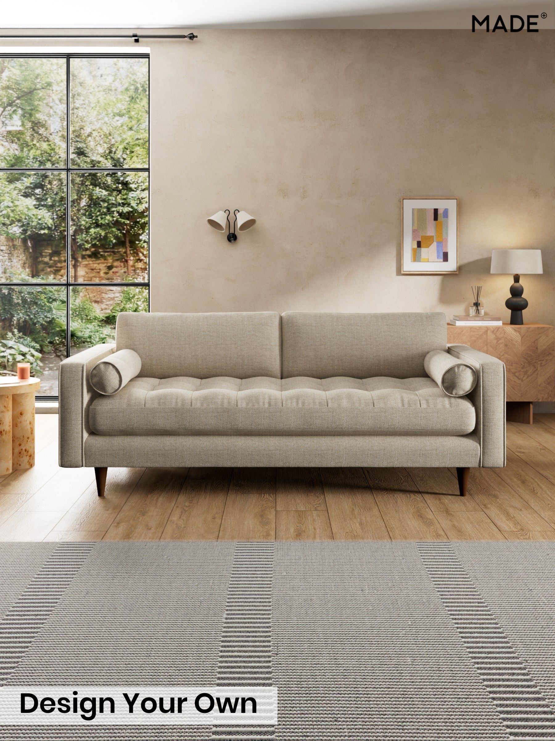 Basket Weave/Mid Natural - Scott By Made