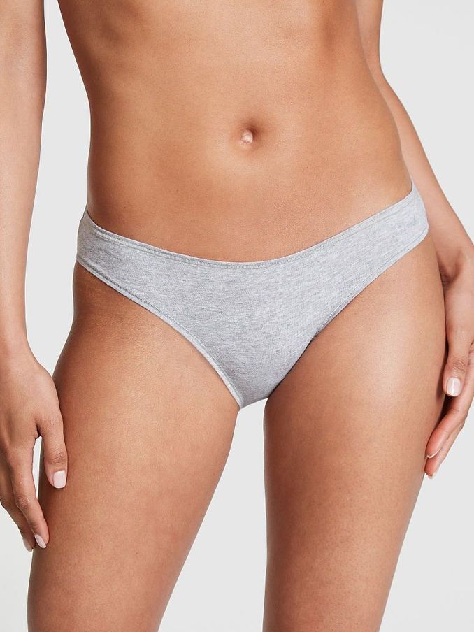 Medium Heather Grey Bikini Knickers (K45607) | £4