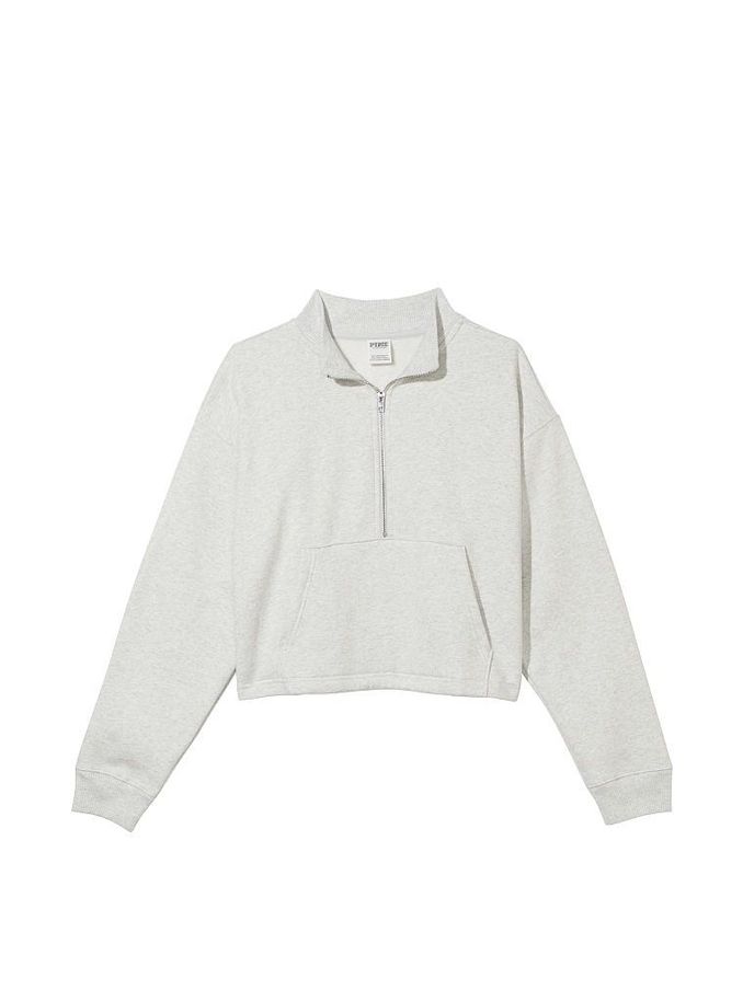 Heather Stone Grey  Fleece Sweatshirt (K49806) | £23