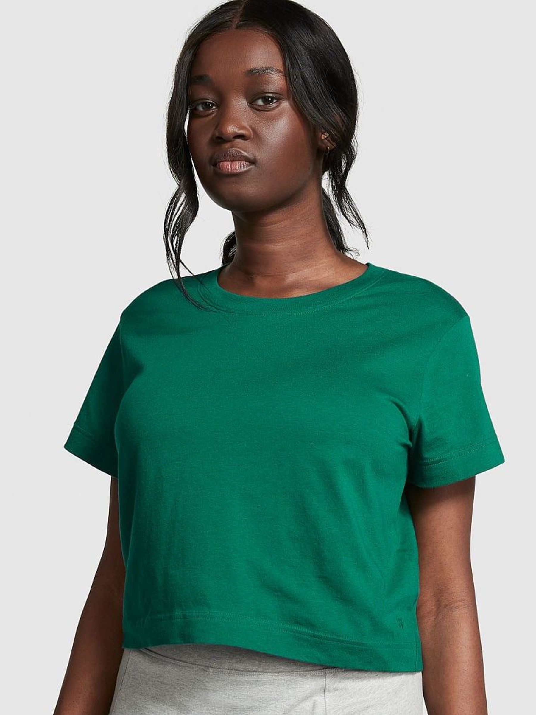 Garnet Green Short Sleeve Shrunken T-Shirt (K49822) | £8