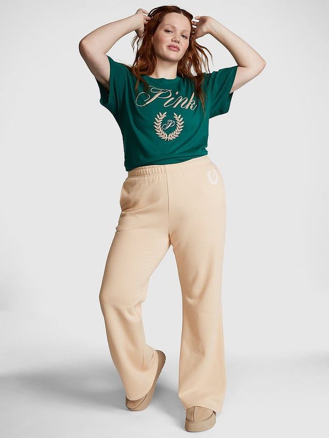 Canvas Cream Flared Fleece Flare Jogger (K55925) | £19