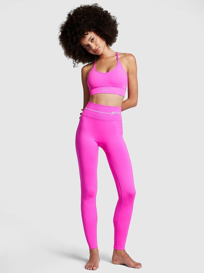 Pink Berry Long Logo Legging (K59686) | £14