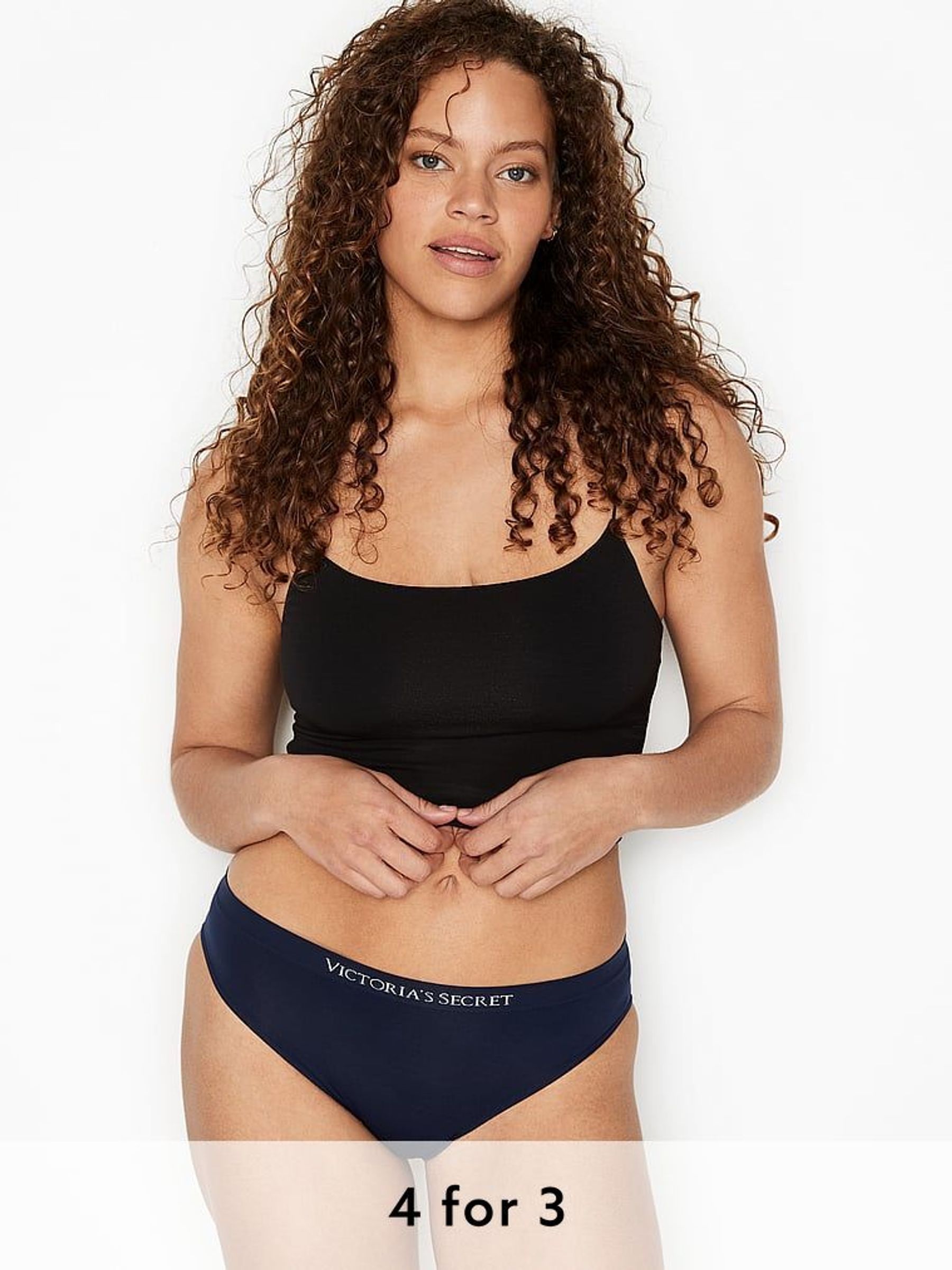 Blue Navy Noir Bikini Knickers (K62381) | £9