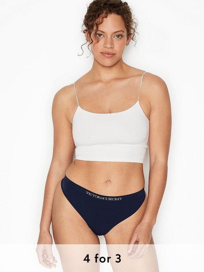Blue Navy Noir Thong Knickers (K63625) | £9