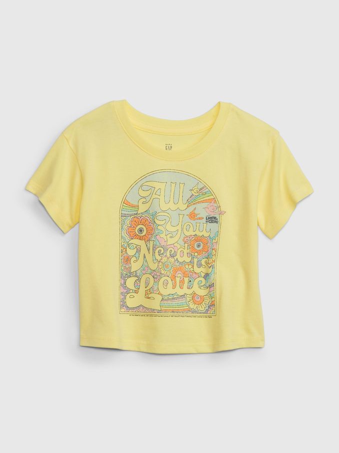 Yellow Graphic Crew Neck Short Sleeve T-Shirt (K63739) | £7