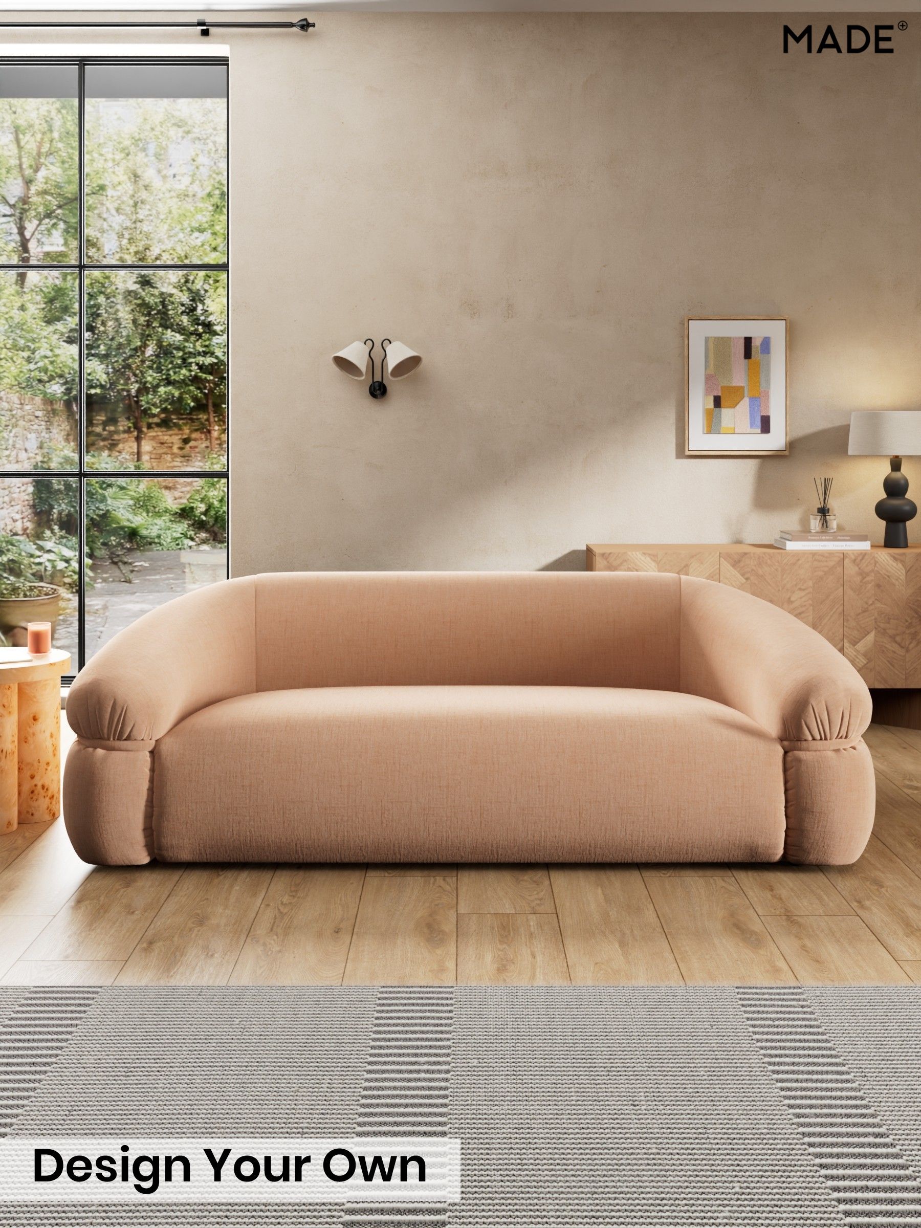 Etched Chenille/Soft Apricot Orange - Soma By Made