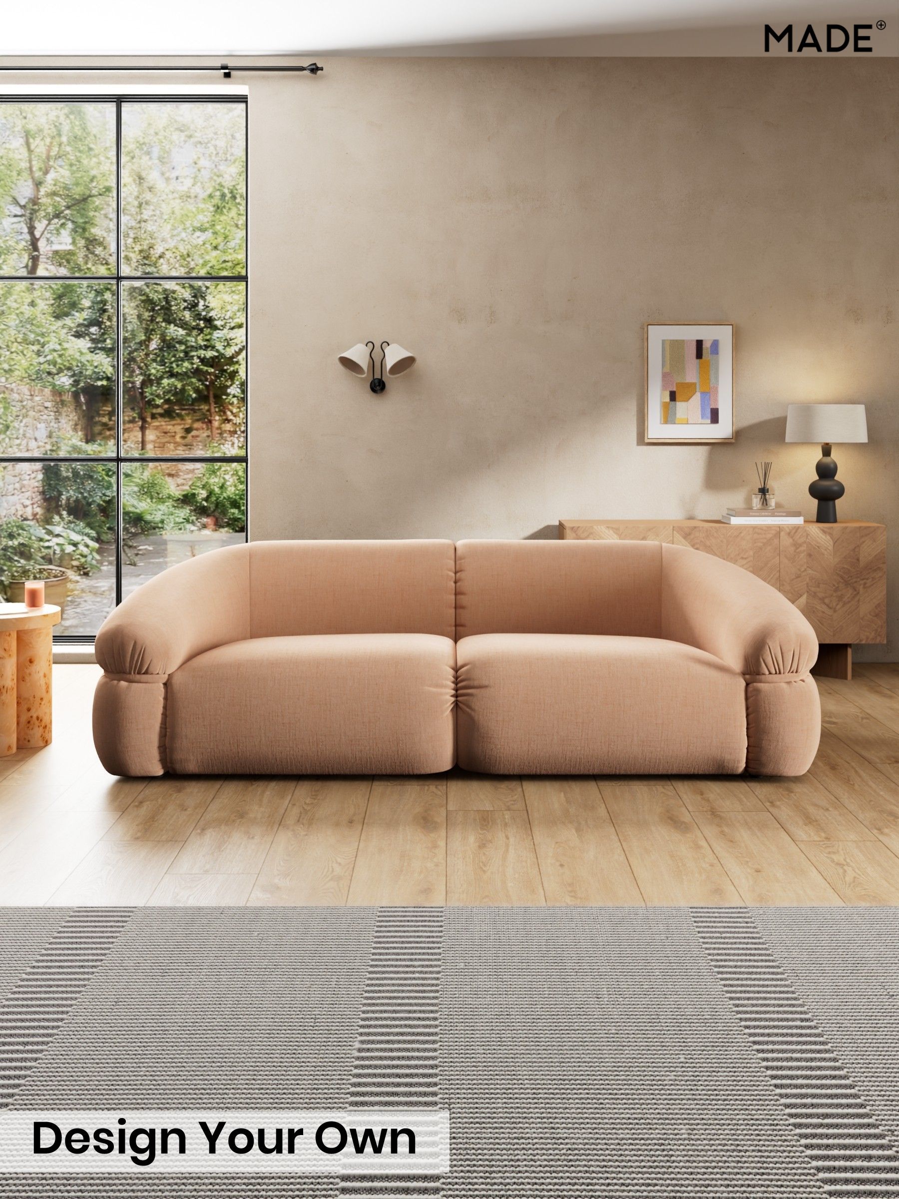 Etched Chenille/Soft Apricot Orange - Soma By Made