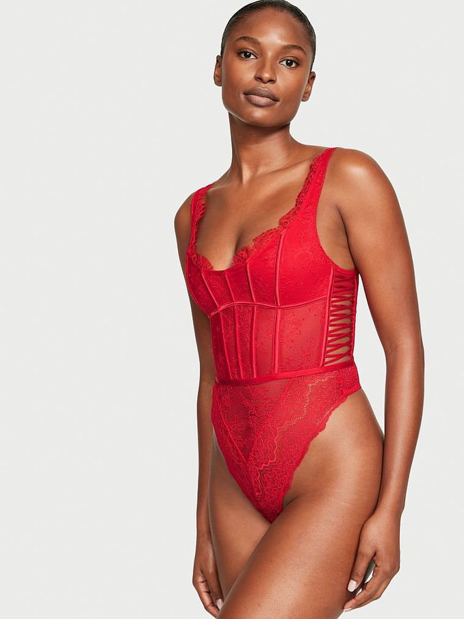 Lipstick Red Bodysuit (K65200) | £69