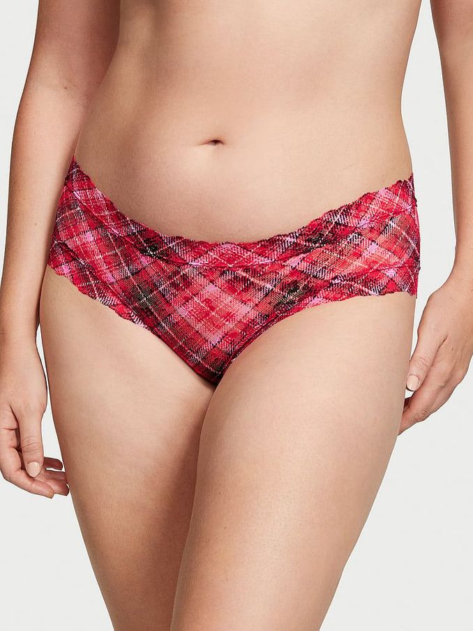 Lipstick Red Chic Tartan Lacie Cheeky Knickers (K65274) | £4
