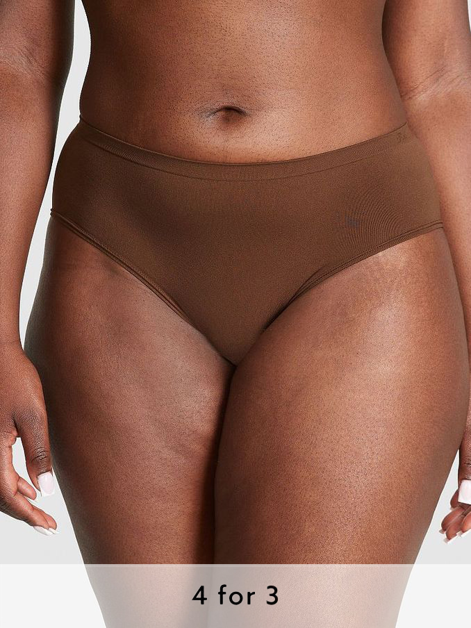 Ganache Nude Seamless Hipster Knickers (K66190) | £9