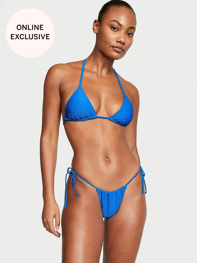 Shocking Blue Fishnet Triangle Swim Bikini Top (K67632) | £14