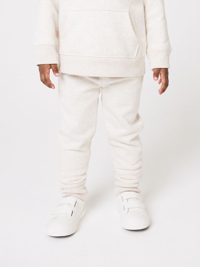 White Logo Fleece-Lined Joggers (Newborn-5yrs) (K68522) | £15