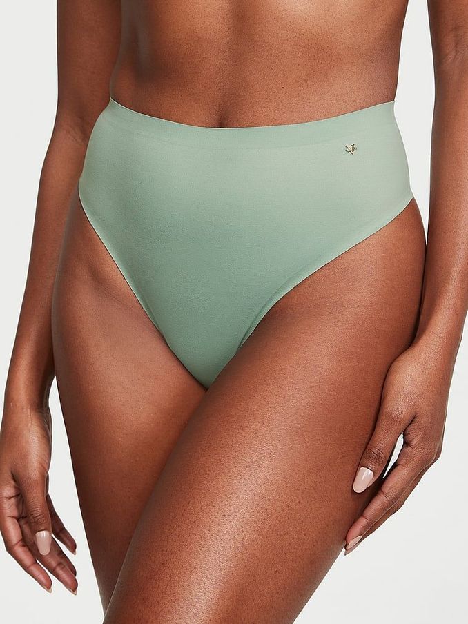 Seasalt Green Smooth Thong Knickers (K68545) | £7