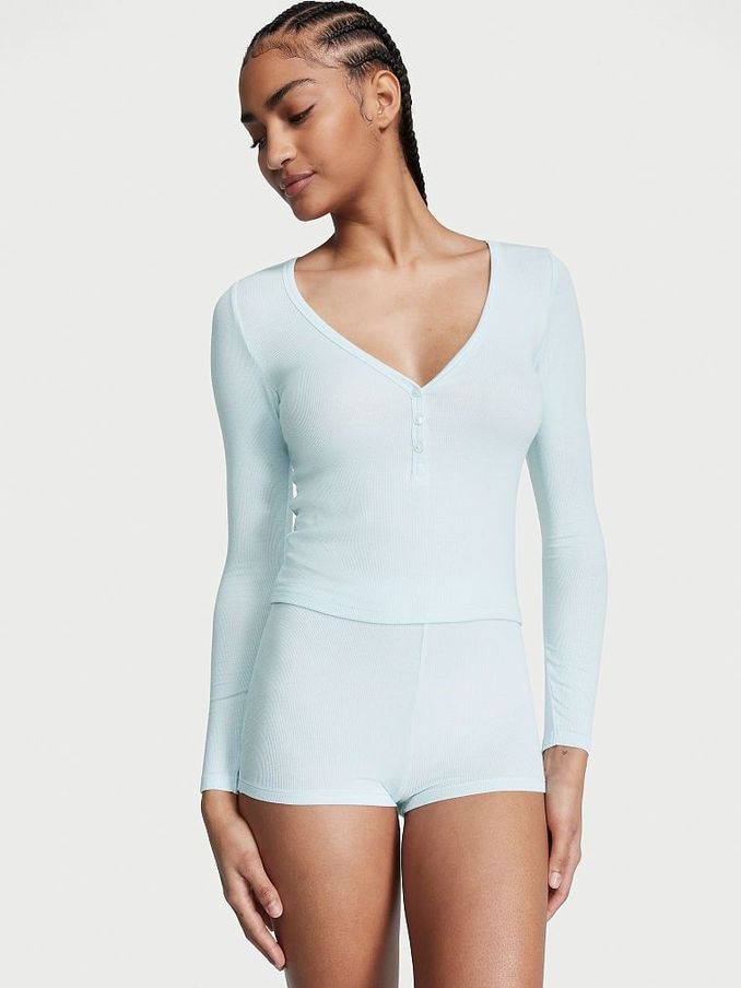 Blue Ballad Modal Short Pyjama Set (K68725) | £39