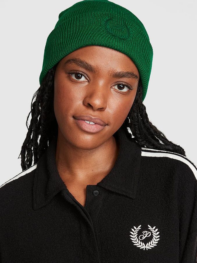 Garnet Green Rib Beanie (K68791) | £8