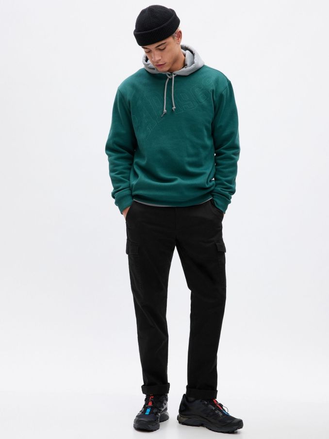 Black Cargo Slim Fit Trousers (K70009) | £20