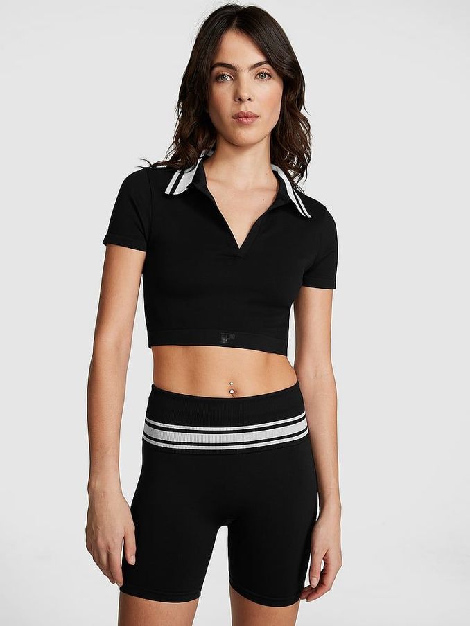 Pure Black Seamless Cycling Short (K70611) | £14