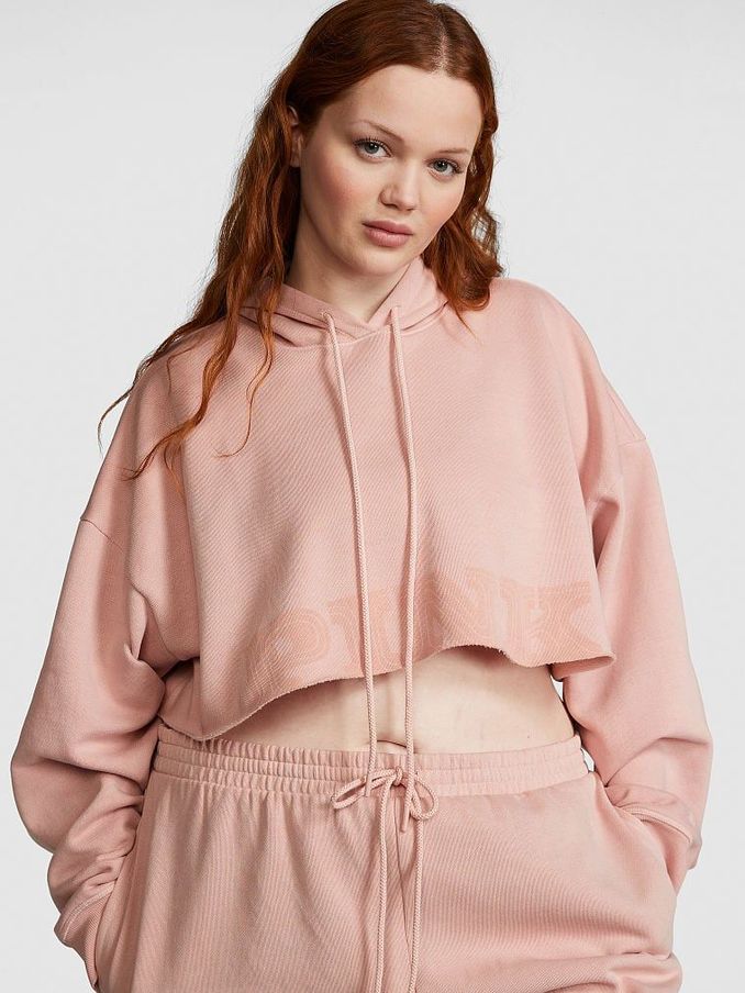 Wanna Be Pink Fleece Hoodie (K70623) | £14