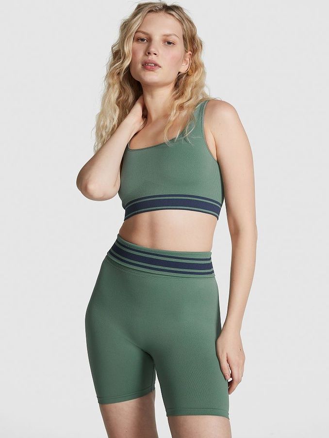 Fresh Forest Green Seamless Cycling Short (K70648) | £14