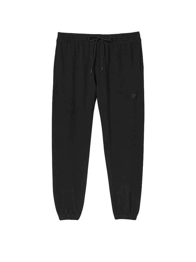 Pure Black Fleece Cuffed Jogger (K70649) | £19