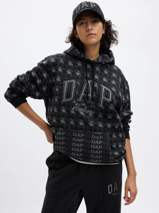 Grey Dapper Dan Logo Hoodie (K70892) | £37
