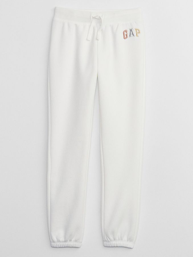 Cream Logo Pull On Joggers (4-13yrs) (K71041) | £9