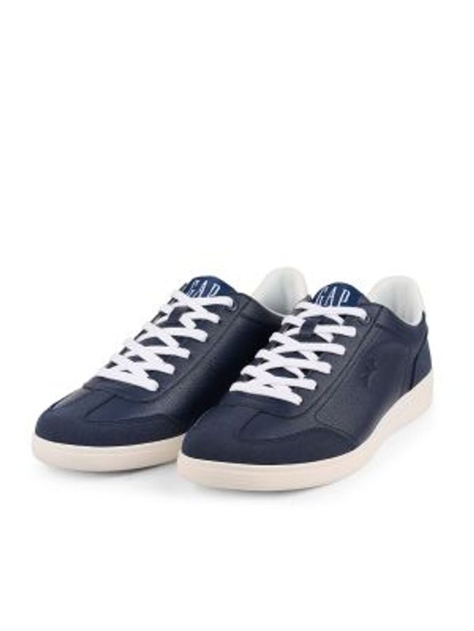 Navy Blue Seattle Low Top Trainers (K71724) | £75