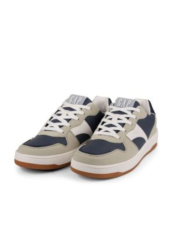 Grey Boston Low Top Trainers (K71728) | £75