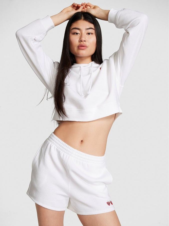 Optic White Fleece Short (K71837) | £12