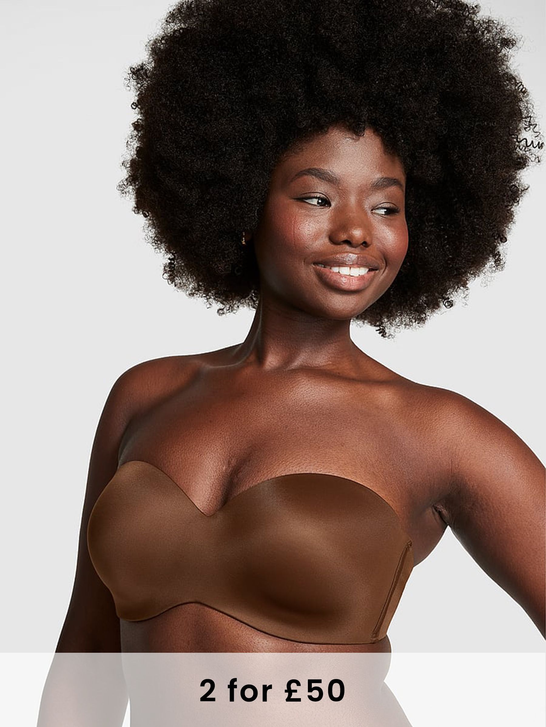 Nude Ganache Strapless Bra (K71866) | £29