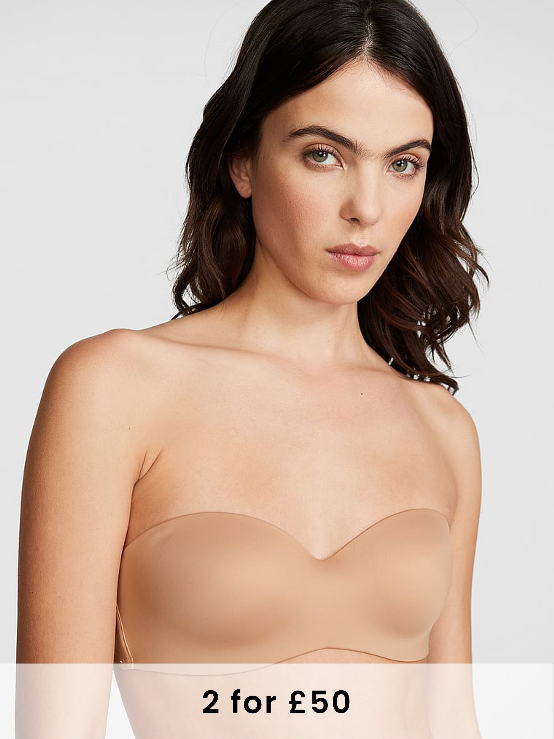 Nude Praline Strapless Bra (K71883) | £29
