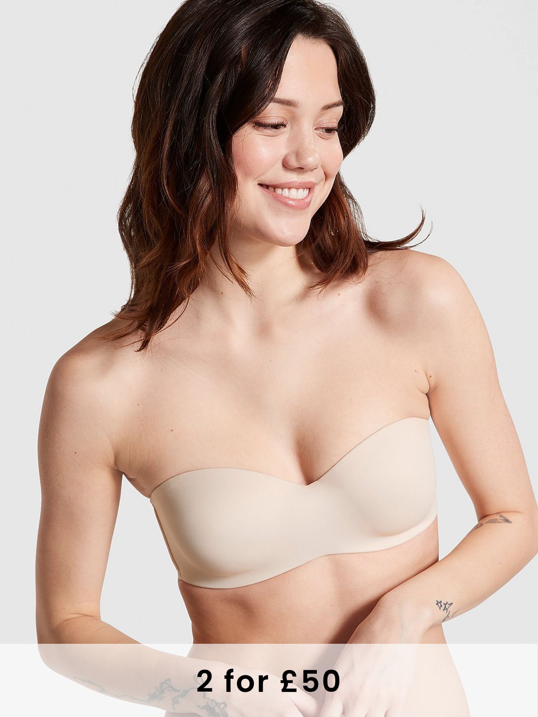 Nude Marzipan Lightly Lined Strapless Multiway Bra (K71884) | £29